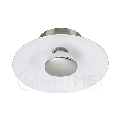 Luminaria de techo NIKKI de 1 llama, regulable GU10, gris plateado regulable