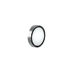 Luminaria de espejo DONNA LED redondo, CCT Switch GX53 IP44, plata 