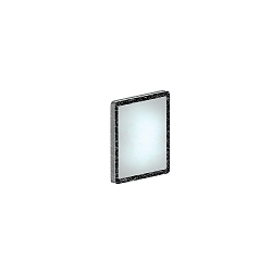 Luminaria de espejo DONNA LED angular, CCT Switch GX53 IP44, plata 