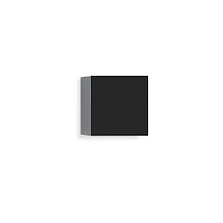 Luminaria de pared para exteriores ARCA W100 IP65, negro regulable