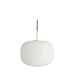 Luminaria colgante CUSCINO LARGE E27 IP20, lat�n, negro