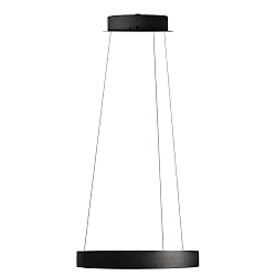 Luminaria colgante GLORIA IP20, negro regulable