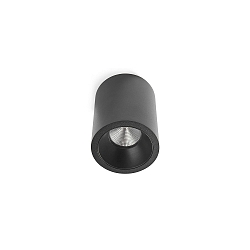Luminaria de techo TUBE CEILING LED IP20, negro regulable