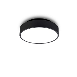 Luminaria de techo MOON C260 LED IP20, negro regulable