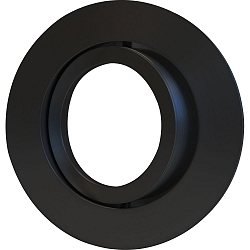 Luminaria empotrable para techos DECOCLIC 68MM / GU10 + GU5.3 redondo, giratorio GU10 IP20, negro mate regulable