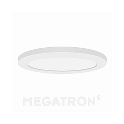 Luminaria de superficie / empotrada PANO CCT DIM ROUND redondo, CCT Switch IP20, blanco regulable