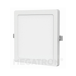 Luminaria de superficie / empotrada PANO DIM CCT SQUARE angular, CCT Switch IP20, blanco regulable