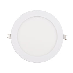 Downlight empotrable LED PANEL FLAT 170 R SCCT MP redondo, CCT Switch, conmutable, multipower IP44, blanco 