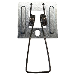 Resorte de montaje LED PANEL QS/R1S/R2S/R3S juego de 2, gris