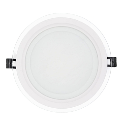 Panel de LED LED GLAS PANEL 200R DTW redondo, Dim-To-Warm, regulable 14W 60 - 1150lm 2000 - 3000K 120� 120� CRI >80