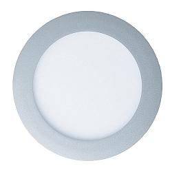 recessed downlight LED PANEL FLAT 190 R DTW 350MA OPAL round, Dim-To-Warm, excl. LED driver IP20, mat, titanium dimmable