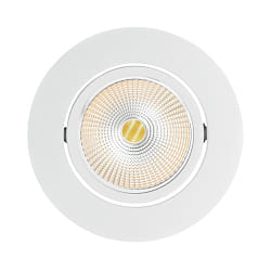 Downlight empotrable ECO FLAT 5068R DIM / 38� redondo, CCT Switch, regulable IP40, blanco mate regulable