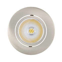 Downlight empotrable ECO FLAT 5068R DIM / 38� redondo, CCT Switch, regulable IP40, n�quel cepillado regulable