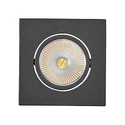 Downlight empotrable ECO FLAT 5068Q DIM / 38� redondo, CCT Switch, regulable IP40, negro mate regulable