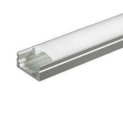 Aluminum U-Profile 2 OP, 200cm, for LED Strips up to 1.2cm width