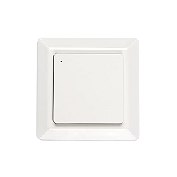 Bot�n simple, controlable por Bluetooth, brillante, blanco