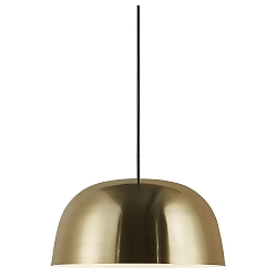 Luminaria colgante CERA E27 IP20, brillante, lat�n, negro 