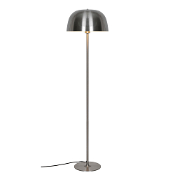 Luminaria de pedestal CERA E27 IP20, acero cepillado 