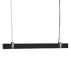 Luminaria colgante LILT IP20, negro, negro mate regulable