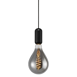Pendant luminaire NOTTI, E27, IP20, mocha