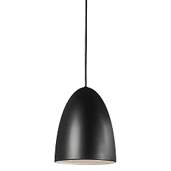 Luminaria colgante NEXUS 2.0 E27 IP20, negro, negro mate 