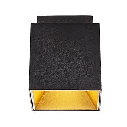 Luminaria de techo ETHAN de 1 llama GU10 IP20, negro mate 