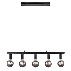 ceiling luminaire PACO E27 IP20, black 