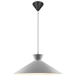 pendant luminaire DIAL 45 E27 IP20, grey 