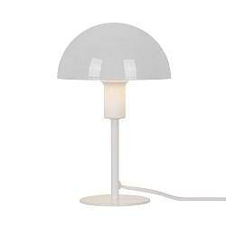 Luminaria de mesa ELLEN MINI E14 IP20, brillante, blanco 