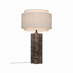 Luminaria de mesa TAKAI E27 IP20, beige 