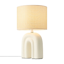 Luminaria de mesa HAZE E27 IP20, beige 