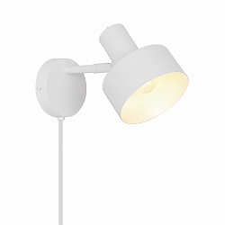 Luminaria de pared MATIS E27 IP20, blanco 