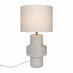 Luminaria de mesa DUGAN E14 IP20, beige 