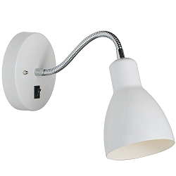 Luminaria de pared CYCLONE E14 IP20, blanco