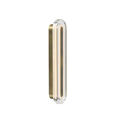 Luminaria de pared CAVARA IP44, lat�n regulable
