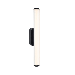 Luminaria de pared VIRELLE 50 CCT Switch IP44, negro regulable