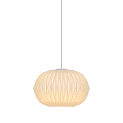 pendant luminaire AVIANA E27 IP20, white dimmable