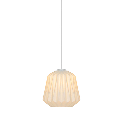 pendant luminaire ELBIE E27 IP20, white dimmable