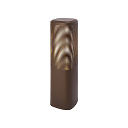 Luminaria para balizas SIDARA 45 E27 IP44, seaside marr�n met�lico regulable