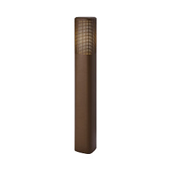 Luminaria para balizas SIDARA 95 E27 IP44, seaside marr�n met�lico regulable