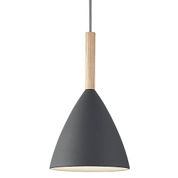 Luminaria colgante PURE 20 E27 IP20, gris