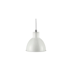 Luminaria colgante POP E27 IP20, blanco 