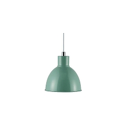 Luminaria colgante POP E27 IP20, verde claro, blanco 