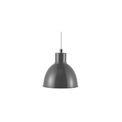 Luminaria colgante POP E27 IP20, antracita, blanco 