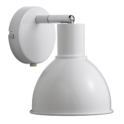 Luminaria de pared POP E27 IP20, blanco 