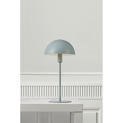 Luminaria de mesa ELLEN 20 semicircular, con interruptor, con portalámpara E14 IP20, verde 