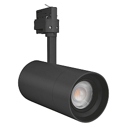 Foco trif�sico TRACKLIGHT SPOT ZOOM DIM D85 ajustable, enfocable IP20, negro mate 