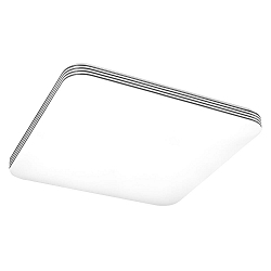Luminaria de superficie ORBIS CLICK SENSOR 530X530 grande, angular, con sensor, conmutable IP20
