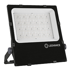 Luz de inundaci�n FL PFM DA SYM R30 290W 3000K BK controlable por DALI, sim�trico IP66, negro
