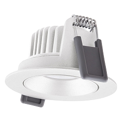 Luz downlight SP ADJ P 8W 930 PS DIM IP20 WT giratorio, con interruptor, multipower, retroceder IP20, blanco